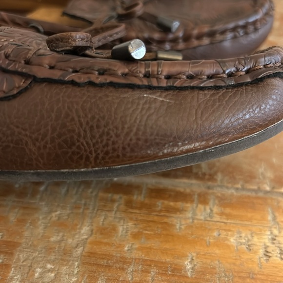 b.o.c Born Women’s Loafers Slip On Brown Textured Floral Cottage Core Size 6.5 - Picture 9 of 10